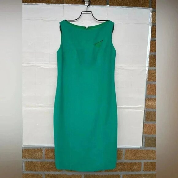 Lourdes Chávez emeral green sheath dress size medium - Picture 1 of 13